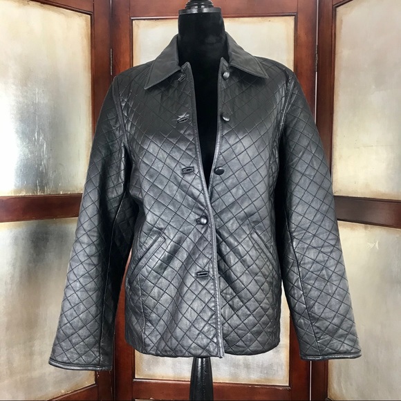 Siena Quilted Leather Jacket - Picture 1 of 8